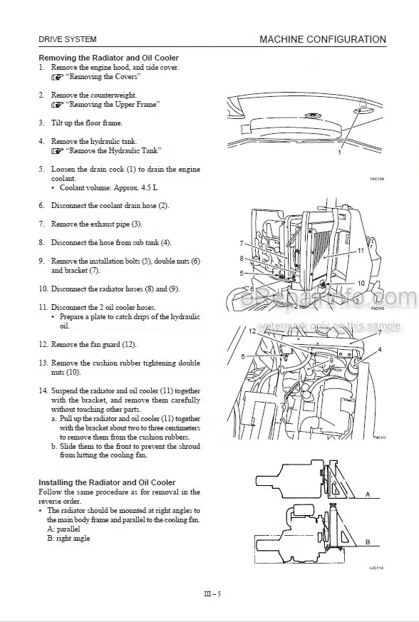 Photo 1 - Takeuchi TB28FR Workshop Manual Compact Excavator